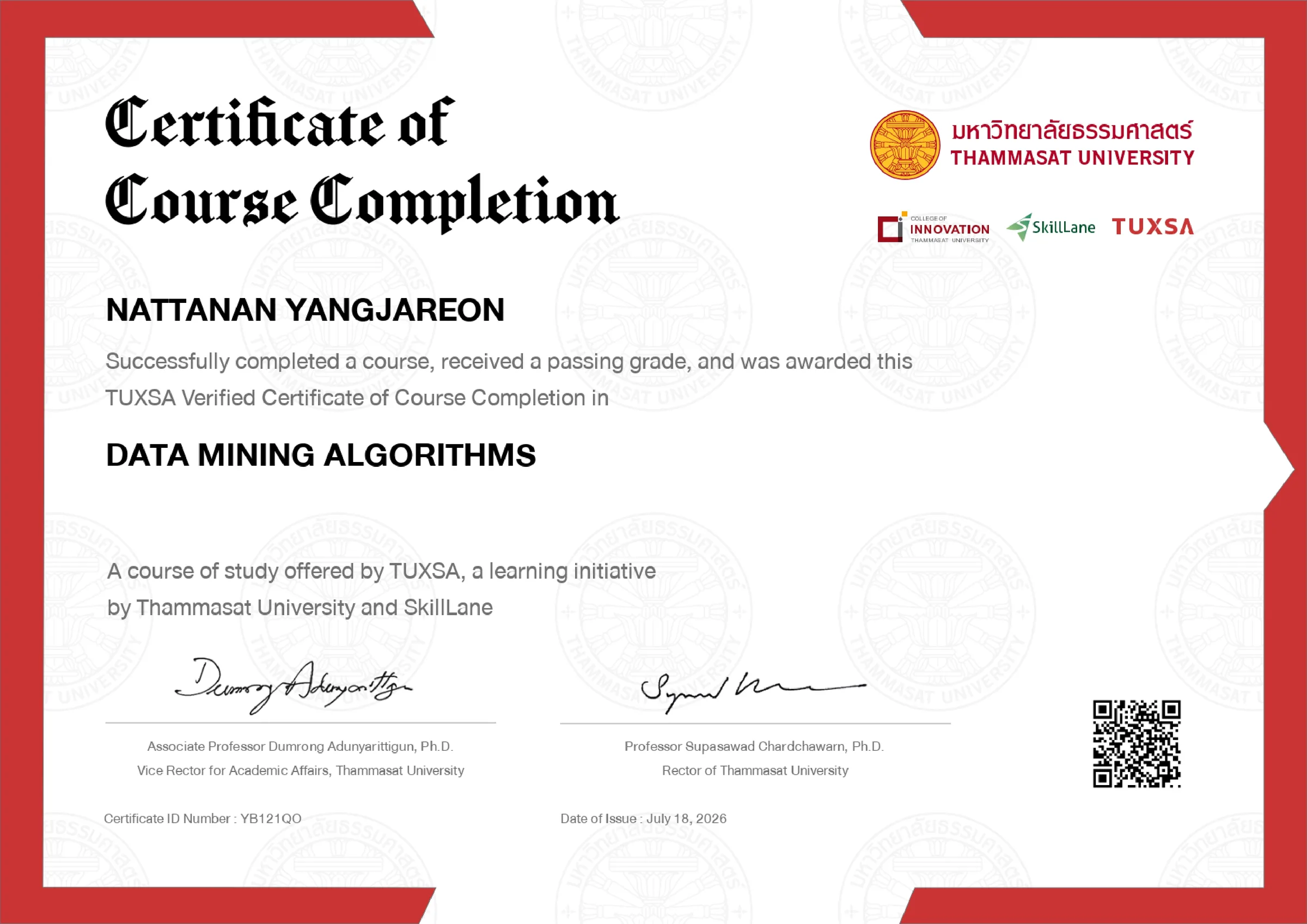 Data Mining Algorithms ขั้นตอนวิธีสำหรับเหมืองข้อมูล รูปที่ 1